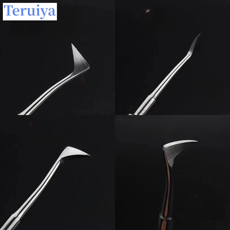 Premium Imported Dental Elevator Set - Triangular & T-Handle High-Precision Steel | For Dental Surgeons & Oral Surgery
