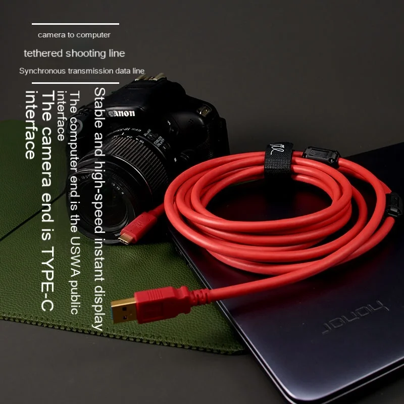 USB C Type-c Camera Cable 3m 5m 8m for Cannon EOS R RP SONY A7m3 R3 A7R4 Tethered Shooting line Camera to Computer