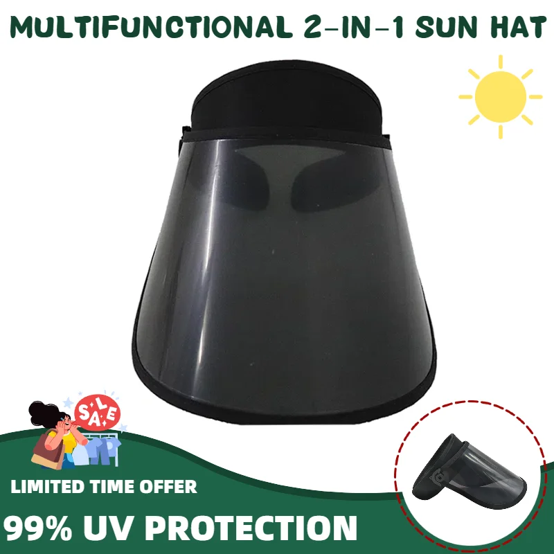 

Black Sun Hat Sunblock Ladies Men UV Protection Travel Outdoor Sport Running Golf Cap Empty Top Visors Breath Sunscreen Hats