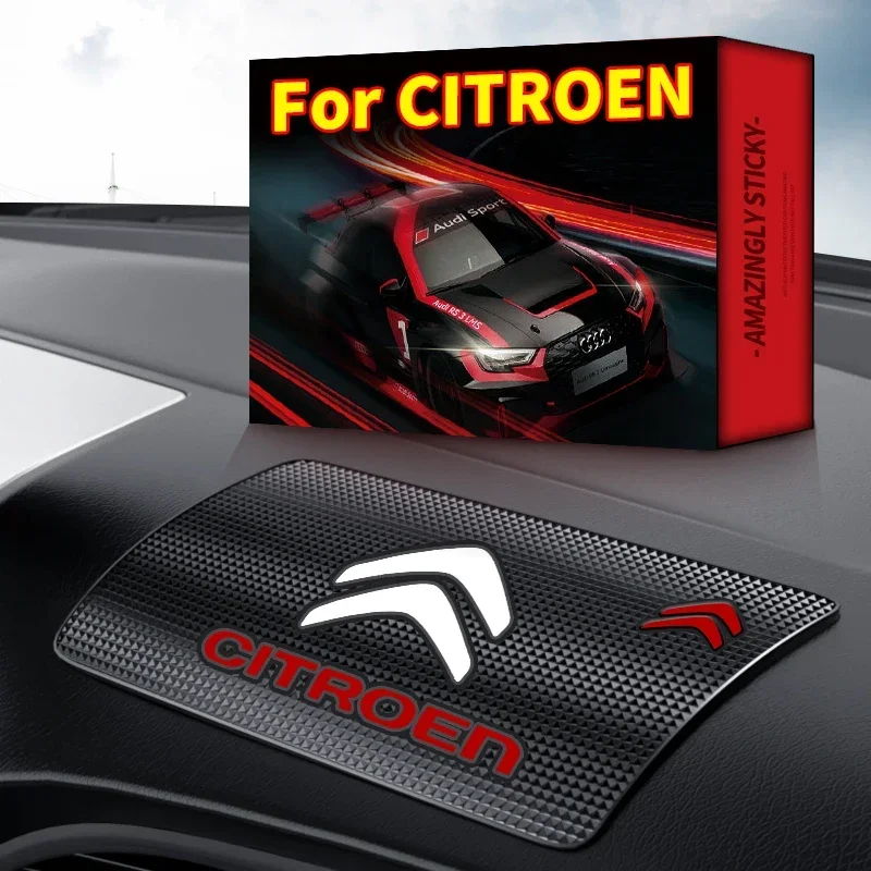 سيارة سجادة ضد الإنزلاق الداخلية لوحة القيادة الهاتف سيليكون المضادة للانزلاق وسادة لسيتروين C1 C2 C3 C4 5 6 8 C4L DS3 DS4 DS5LS DS6 اكسسوارات