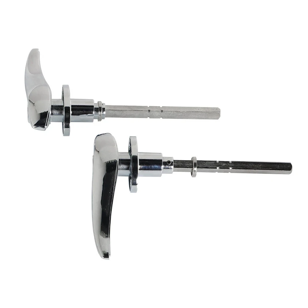 Manijas de puerta exteriores cromadas con cerraduras y llaves para Ford 1932 1933 1934, piezas de repuesto para coche, accesorios exteriores