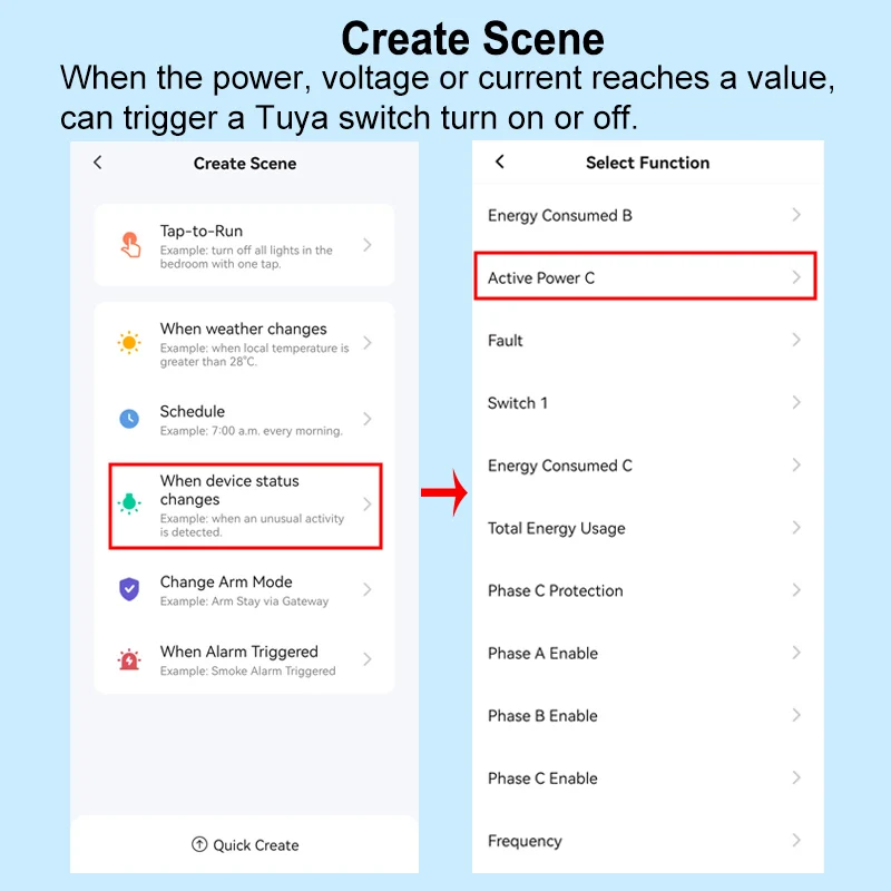 Tuya Smart Life-medidor de energía bidireccional trifásico con WiFi, Sensor de corriente con abrazadera, Monitor con aplicación Solar PV, importación y exportación de energía