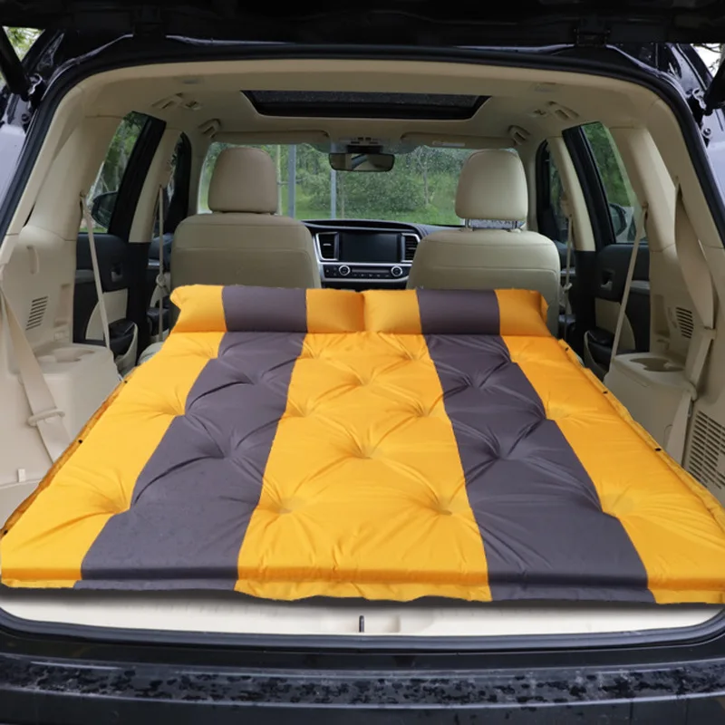 Car with Automatic Inflatable Mattress, Car Middle Bed Trunk, Travel Bed, Air Mattress, Self-driving Travel Sleeping Mat