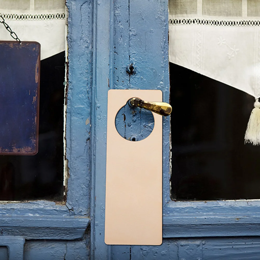 

20Pcs Wooden Door Hanging Blank Signs DIY Craft Unfinished Door Knob Hangers Blank Wood Boards for Painting Home Office Hotel