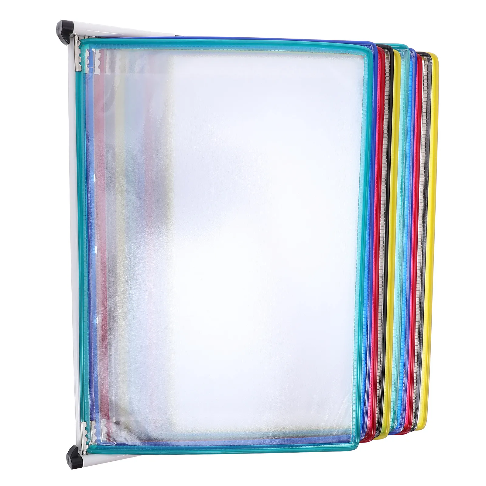 

Настенная витрина для документов формата А4, держатель для 10 листов, прочная железная рама, страницы из ПВХ, офисный органайзер для файлов и брошюр