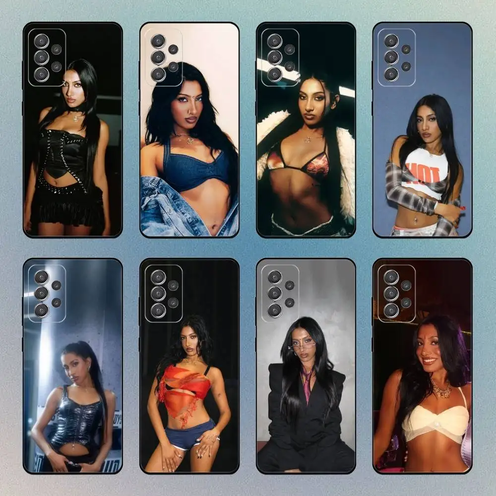 

Singer L-Lara R-Raj Phone Case For Samsung S25,S24,S21,S22,S23,S30,Ultra,S20 Black Soft Case