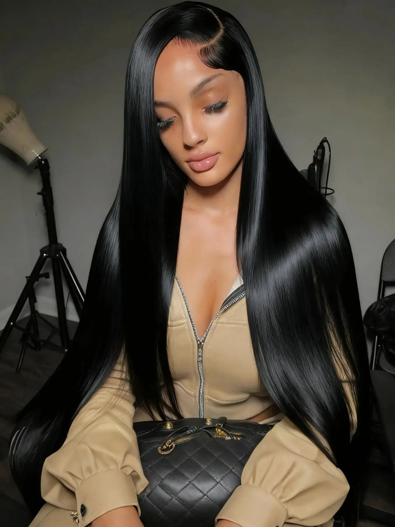 

250% High Density13x6 Straight HD Transparent Human Hair Wigs 13x4 Lace Front Wig Brazilian 40 44 Inch Lace Front Human Hair Wig