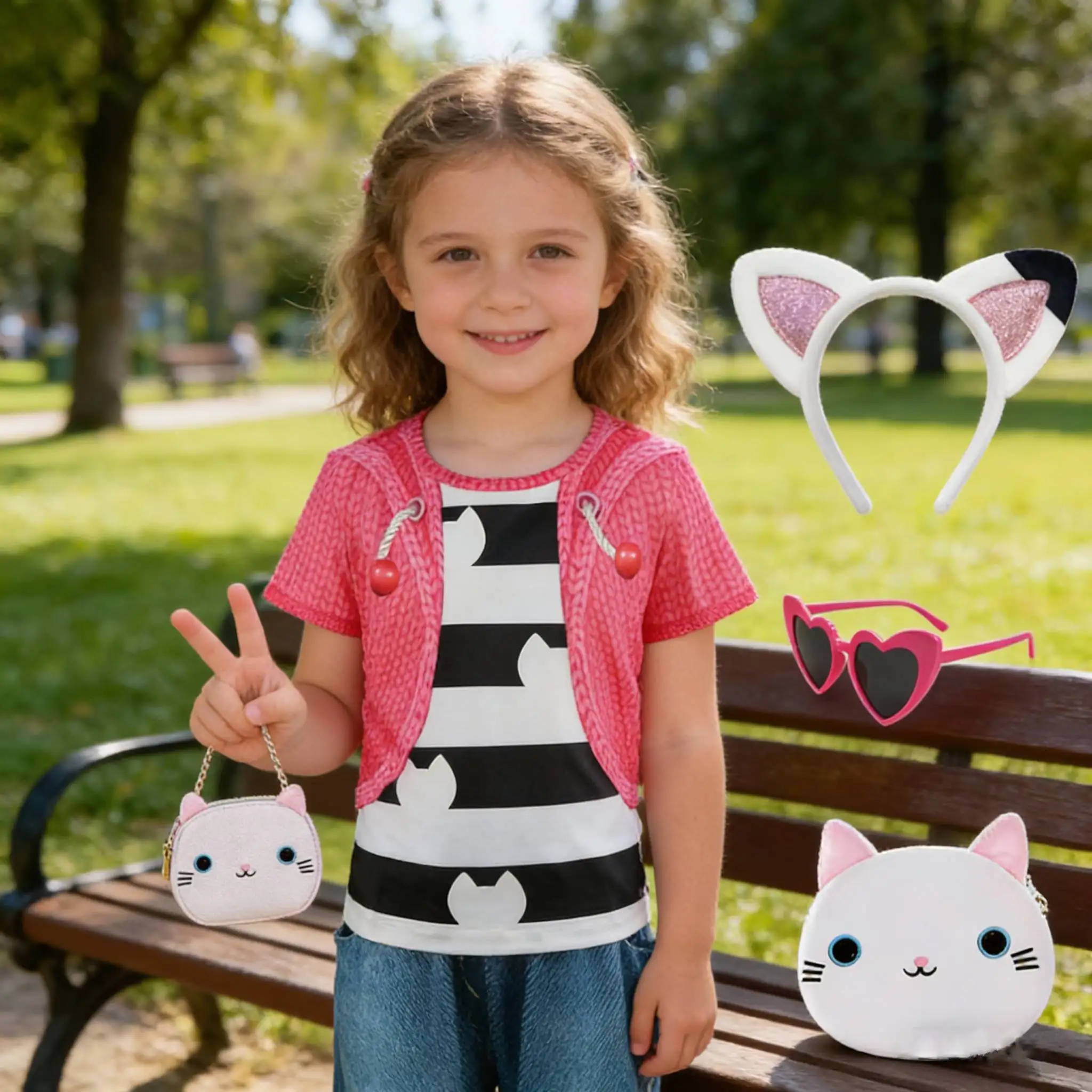 

Новая мода Платье для девочек Gaby Dolhouse Карнавальный костюм мультяшный кот Кукла Gaby 2025 Одежда для новорожденных Роскошная одежда для девочек на день рождения