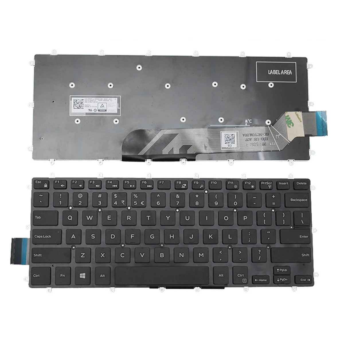 

New US Keyboard NO BACKLIGHT for Dell Inspiron 13 7370 7373 7375 7466 7467 H4XRJ