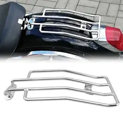Motorcycle Rear Solo Seat Rear Fender Luggage Rack Chrome For Harley Sportster Iron XL883 XL1200 X48 Custom Roadster
