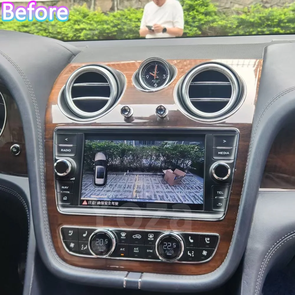 Yoza Carplay Car Radio For Bentley Bentayga 2016-2019 1:1 2024 Model Android13 Multimedia GPS Navigation 4G WIFI