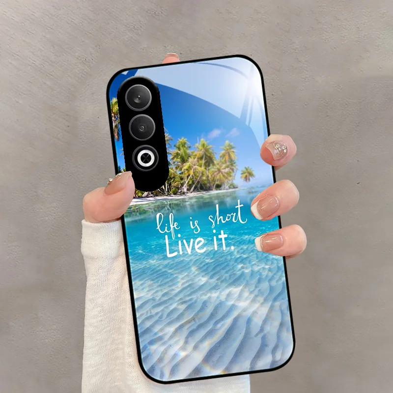 For OnePlus Nord CE 4 Lite 5G Glass Case CE4 CE 2 3 Tempered Glass Phone Cover For One Plus Nord N30 Bumper 1+Nord CE3 Lite Capa