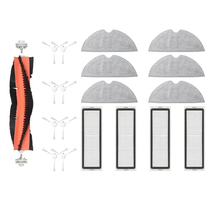 LICE-для робота Xiaomi MI, вакуумная швабра 2 Pro Plus STYTJ02ZHM, аксессуары для пылесоса, запасная сменная щетка, фильтр, ткань для швабры