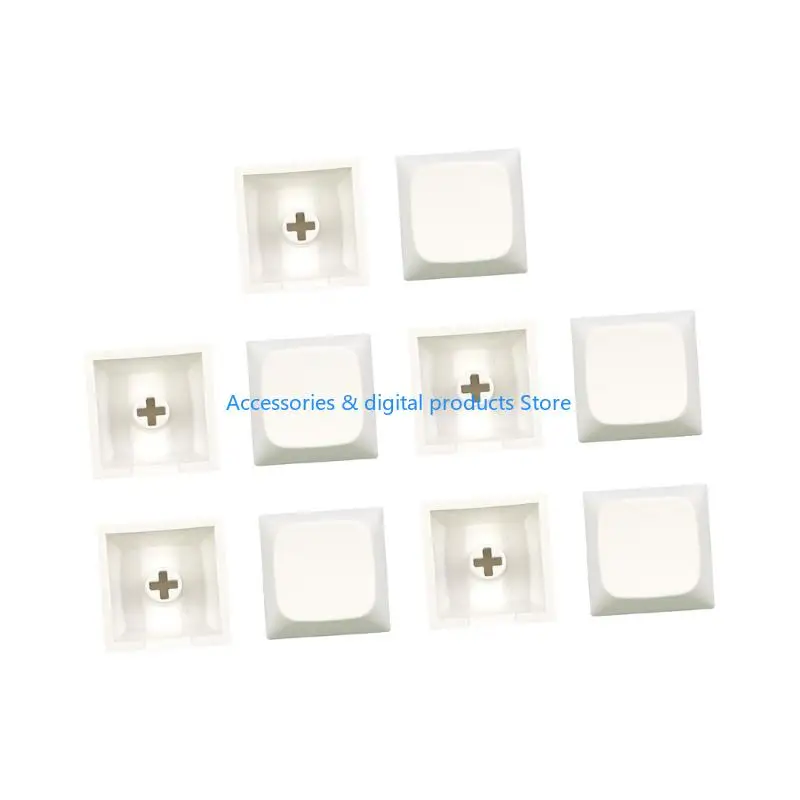 77JD DIY Mechanical Keyboards Supplements Thick PBT No Engraveds Keycap 1U XDA Profile Dye Sublimations Cover