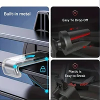 Car Phone Holder Car Air Vent Clip Mount Mobile Cell Stand Smartphone GPS Support For 4.7-6.7 Inch Mobile Devices 2
