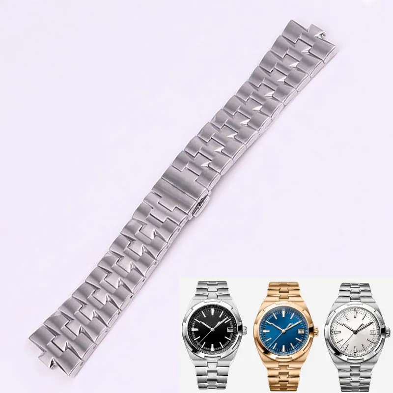 XIANERSHANG Quick Release Watchbands 24MM Original Style 316L Stainless Steel Watch Band Butterfly Buckle Strap Watch Accessorie