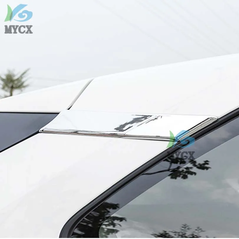 

Для Toyota RAV4 RAV 4 2019 2020 углеродное волокно, окно автомобиля A C, стойки, декоративная наклейка, внешние аксессуары, 2 шт., автомобильный Стайлинг