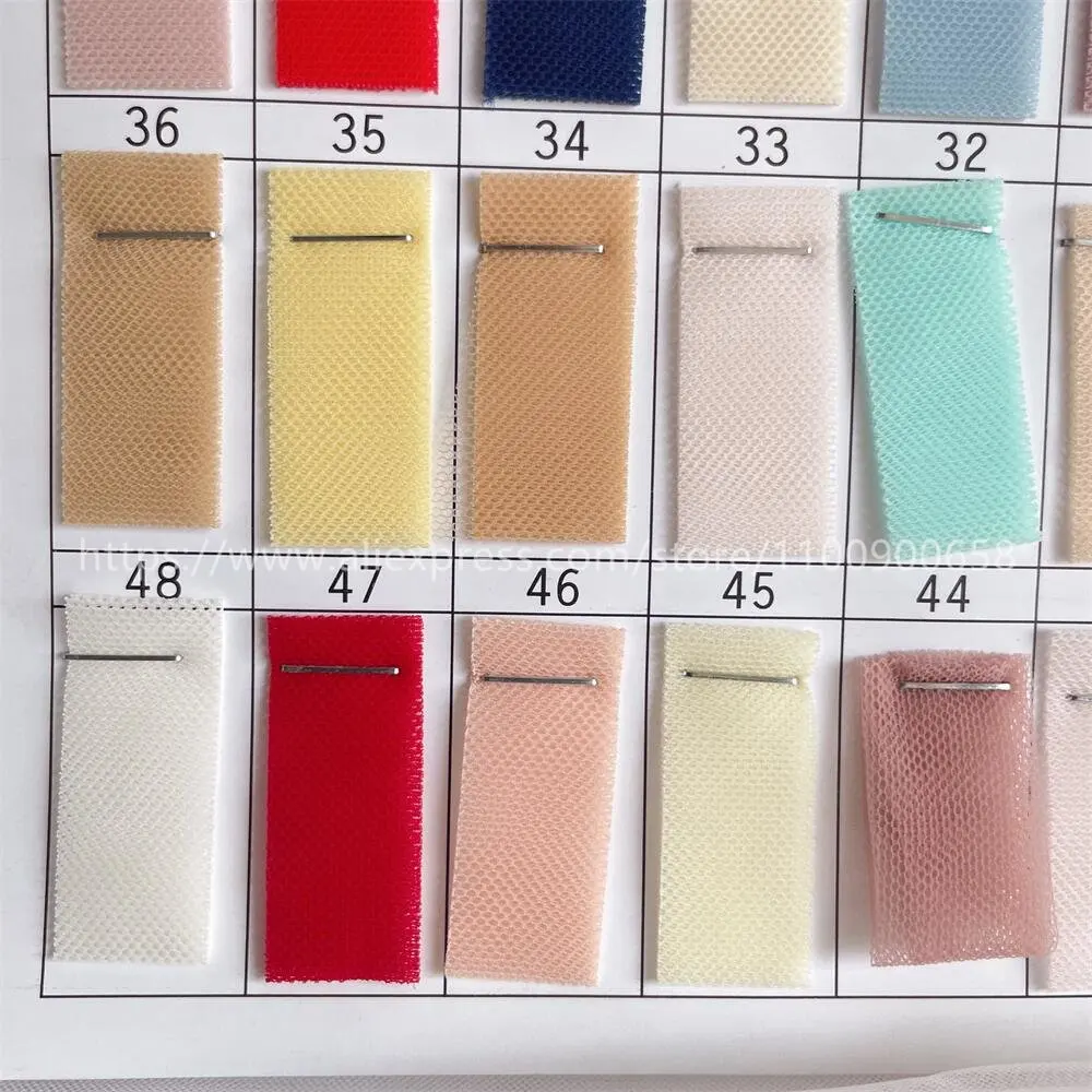 95 Farben 6420, sechseckiges Netz, weicher Tüll, Netzstoff, Hochzeitskleid, Rock, Hochzeitsdekoration, Kleidung, Moskitonetz, Tuch, RS 4113 – Detail 6