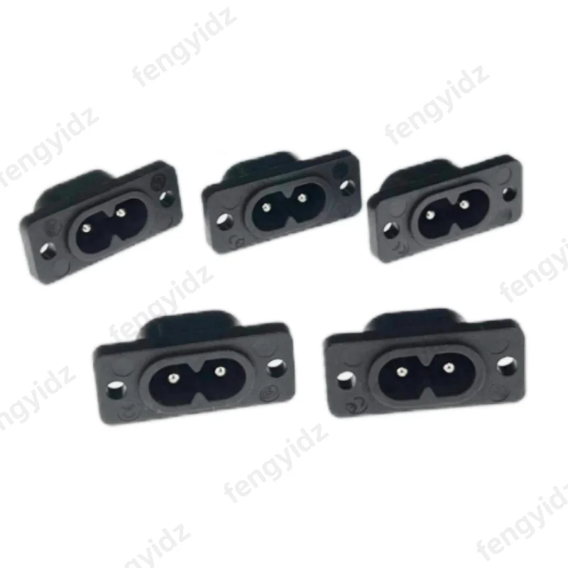 5/10 قطعة C8 ذكر مقبس الطاقة C7 أنثى التوصيل مخرج طاقة جزءا لا يتجزأ من موصل كهربائي موصل 35 مللي متر * 15 مللي متر التيار المتناوب 2.5A 5A 250 فولت