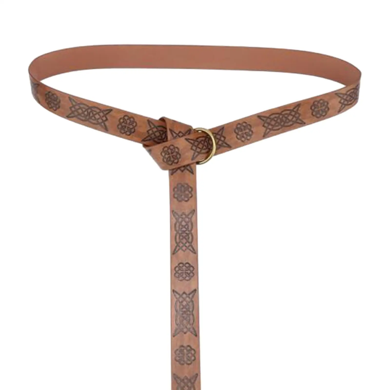 زي فارس العصور الوسطى حزام جلد PU طراز عتيق لحفلة الهالوين للبالغين والأطفال والأولاد والأصدقاء للجنسين لعروض المسرح