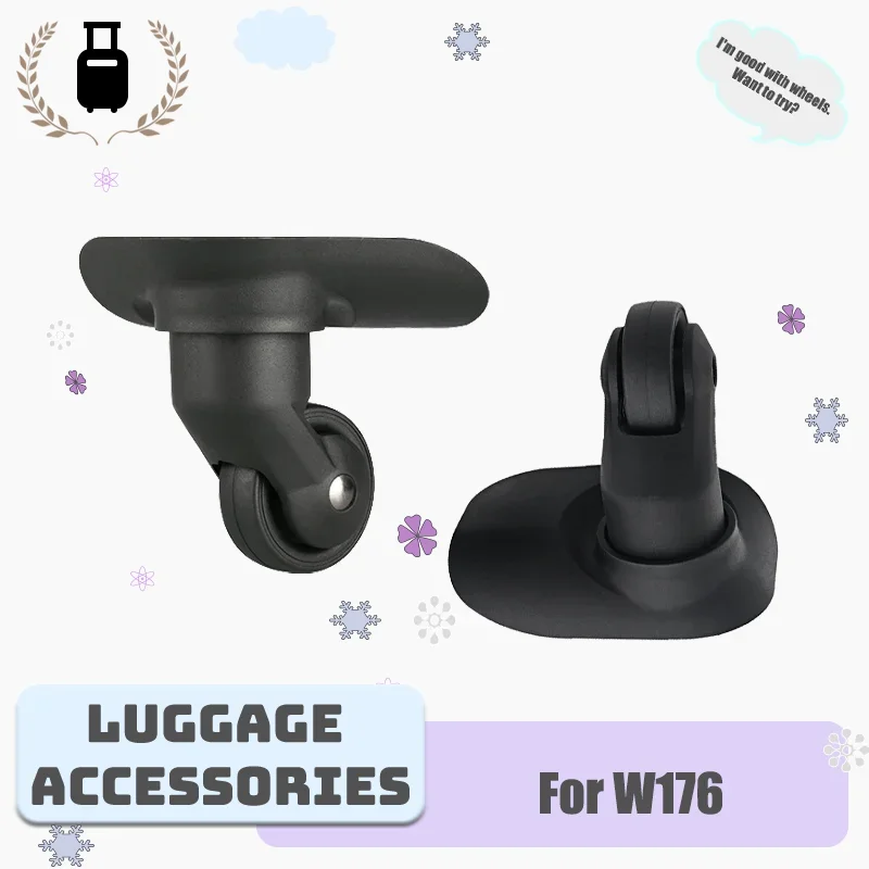 

For W176 Silent Roller Luggage Wheel Replacement Parts Silent and Wear-Resistant Luggage Wheel Accessories