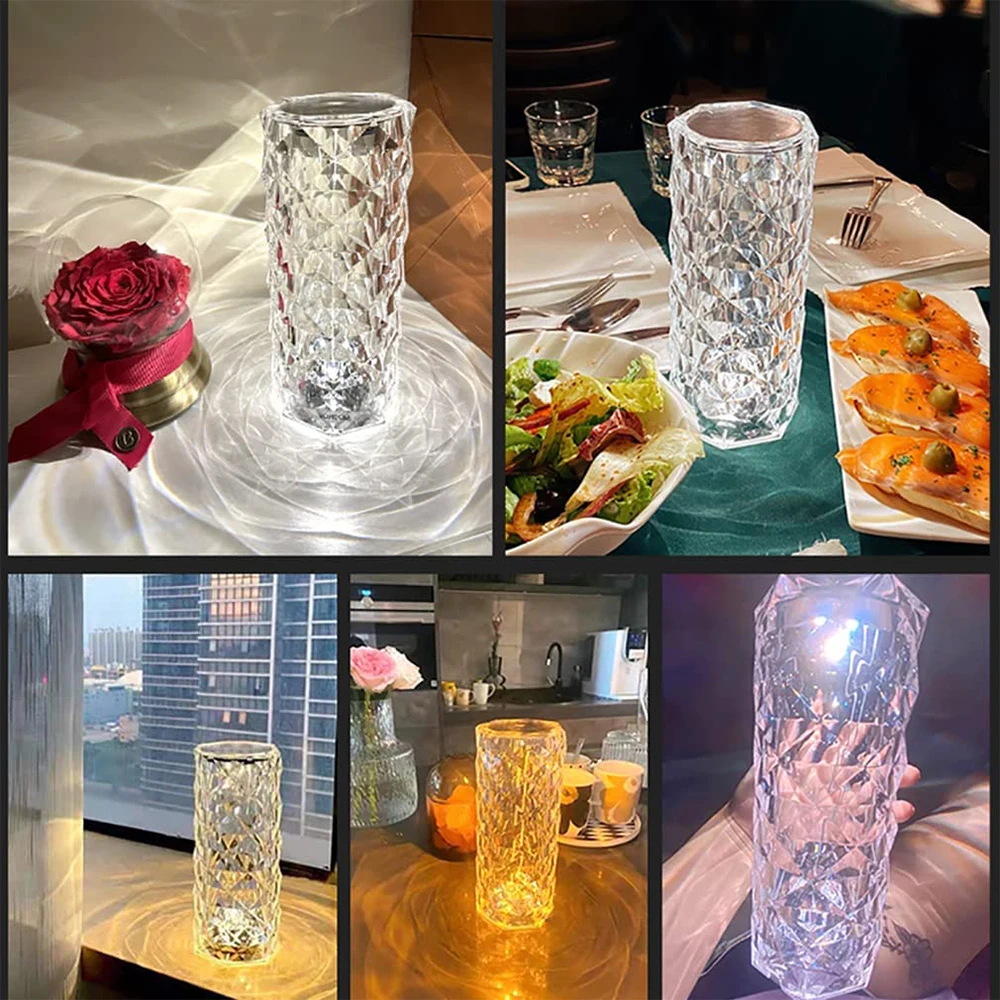 Touch switch Colorful Night Lights remote control LED Night Lights 16 Colors RGBW/RGBCCT or 3 Colors CCT Atmosphere desk lamp