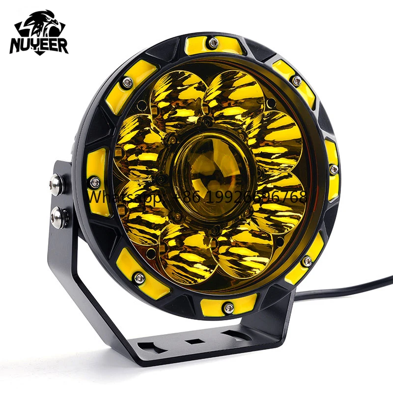 

High Power Ip68 60w Car 4x4 Truck Spot Light 7 Inch Led Work Light,Led Driving Lights Round 7 Inch for Off Road Trucks