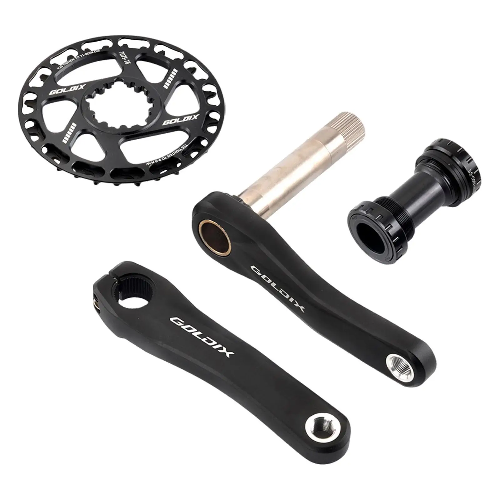 28T Kids Bike Crankset Aluminum Alloy Spare Parts Convenient Installation and