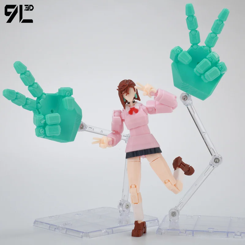 9L3D Dandadan Heróis AyaseMomo Dantalian LUCKY13 Titan13 Multi-articulado T13 Dummy13 Anime Figura de ação Brinquedos colecionáveis presentes