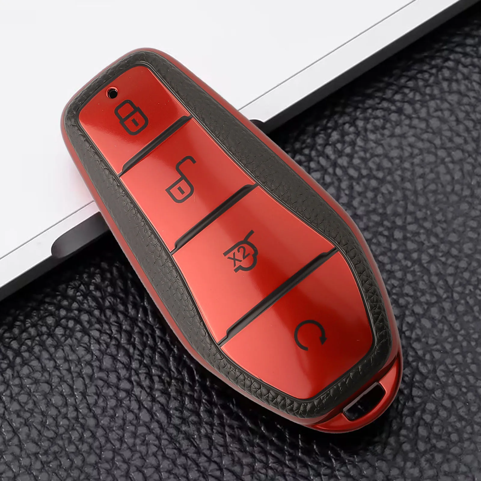 Color Silver,Blue,Green,Red Car Key Cover OEM Part Number No Brand New Easy Installation High Reliability Perfect Match