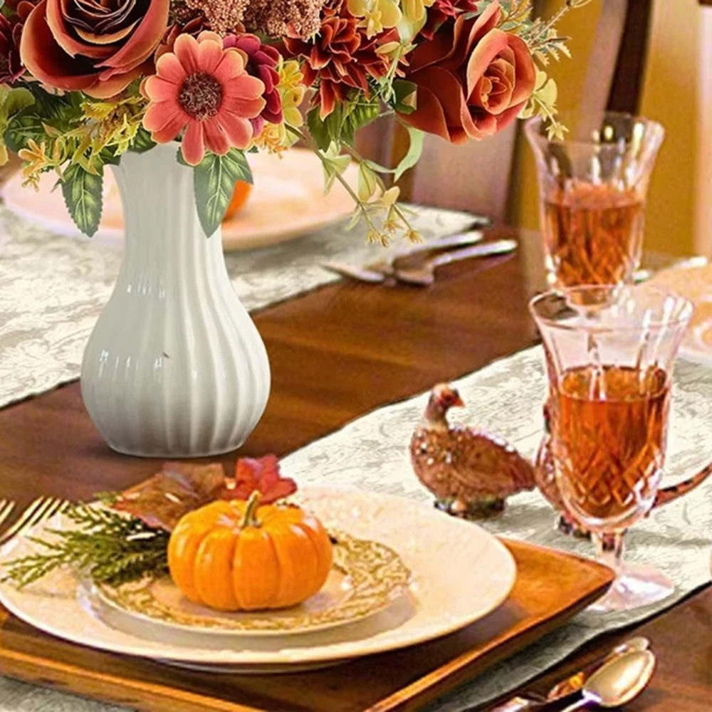 

10Pcs Silk Rose Hydrangeas Artificial Flower Festival Home Bedroom Table Decoration Wedding Bridal Bouquet Outdoor Garden Vase