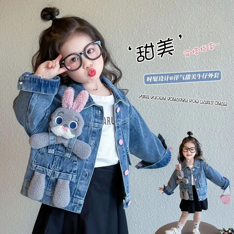 ديزني جودي هوبز الكرتون لطيف طالب دمية كاوبوي سترة الإبداعية Kawaii الفتيات الخريف والشتاء التلبيب قميص أعلى هدية بالجملة #2