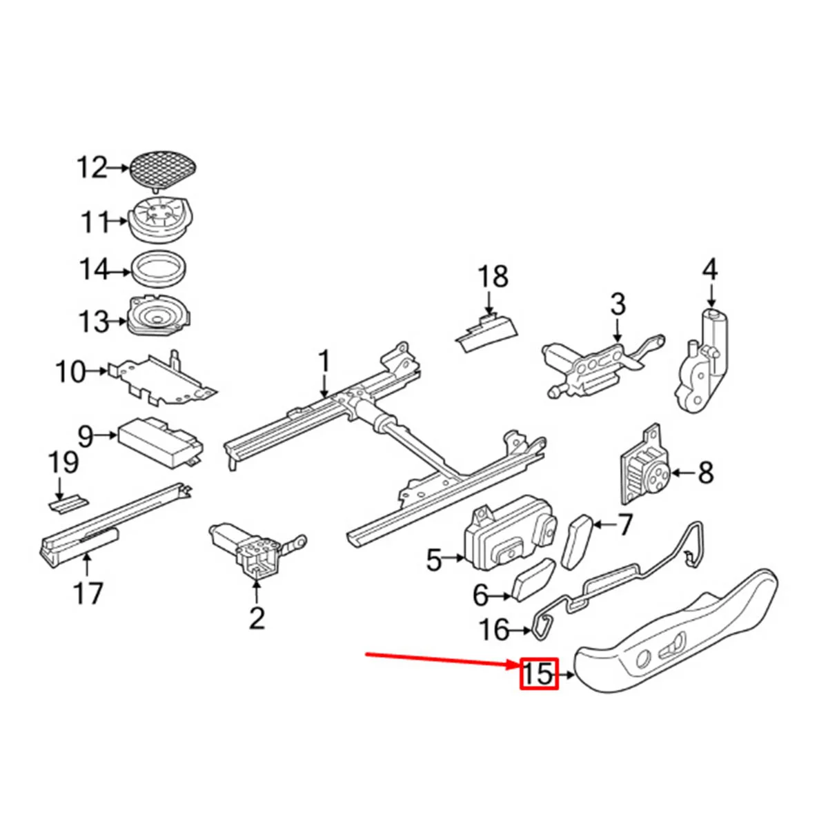 Panel wykończeniowy zewnętrznej ramy lewego przedniego fotela 8T 0881325 G4PK do Audi A5 S5 A4 A6 A7 2009-2018 Osłona boczna fotela samochodowego