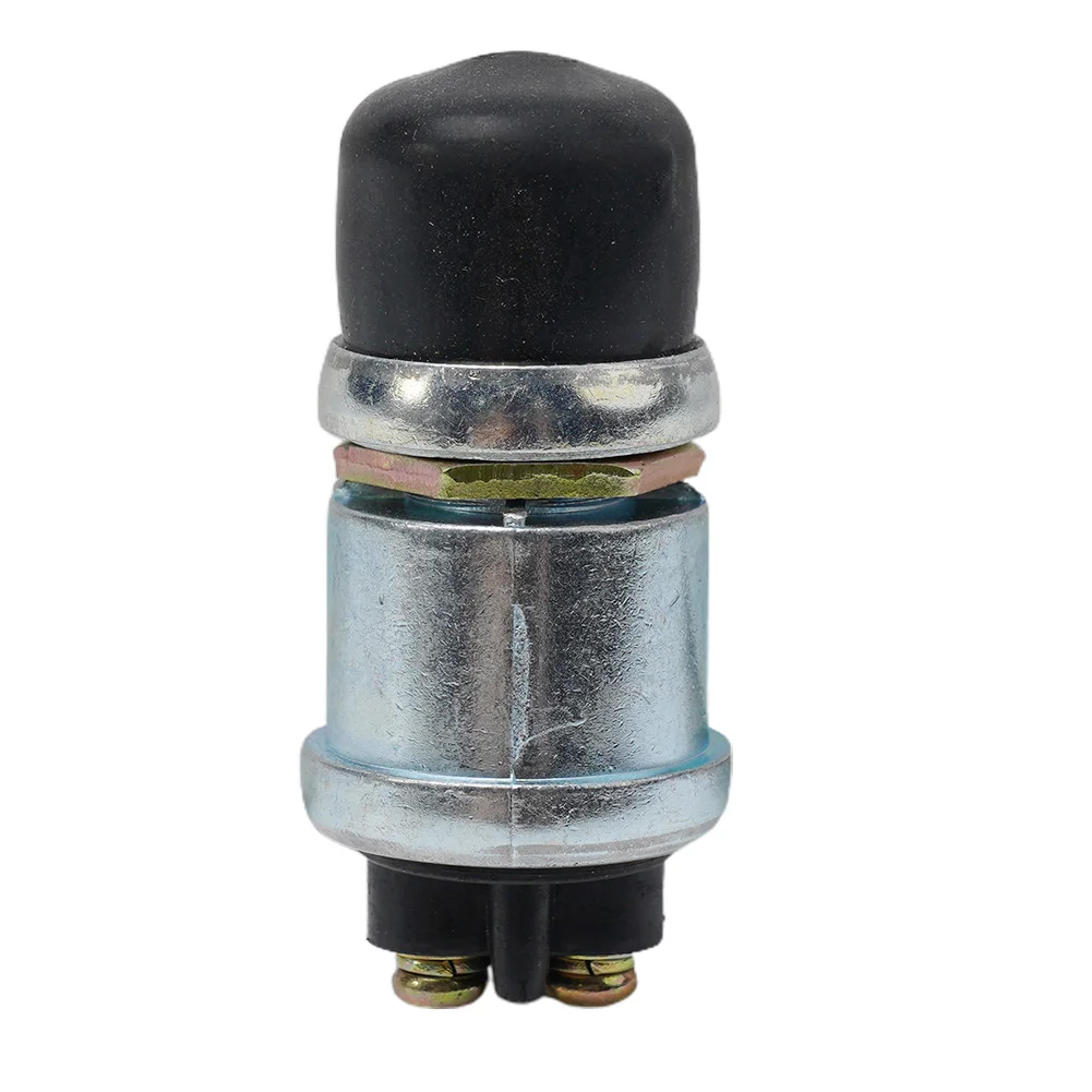 Heavy Duty Push Button Switch Momentary Push On 50 AMP 12V 24V Ignition Starter Switch Waterproof Splash Proof Rubber Button