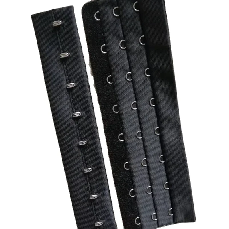 

50 компл./лот, 15 см, 3x8, крючок для бюстгальтера, пряжка для наращивания глаз, черно-белое корректирующее белье, нижнее белье для фитнеса, швейные аксессуары