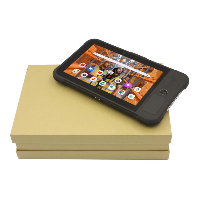 IP67 Industrial Android Tablet Waterproof Powerful Octa Core Cpu RFID 2D Long Range Barcode Scanner SE4850 Rugged Tablet