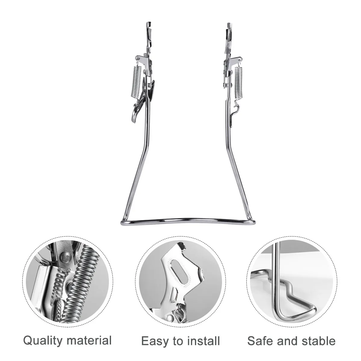 

Sturdy Steel Bike Foot Stand Parking Holder for Indoor Outdoor Use Easy Install Bike Maintenance Storage Repair Kickstand Rack