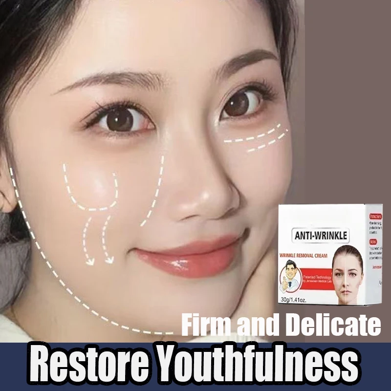 

Facial Anti-Wrinkle Serum Eliminates Wrinkles Firms Skin Removes Color Spots Diminishes Fine Lines Anti-Aging Essence Face Care