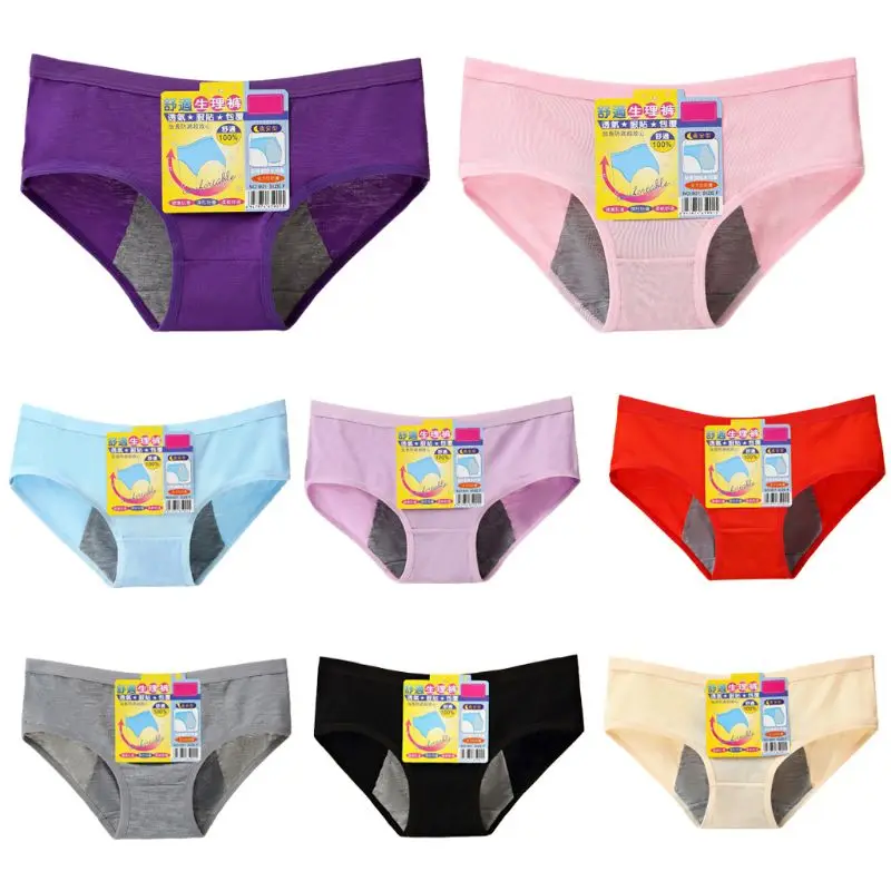 Women Menstrual Period Underwear Modal Cotton Panties Seamless Physiological XL