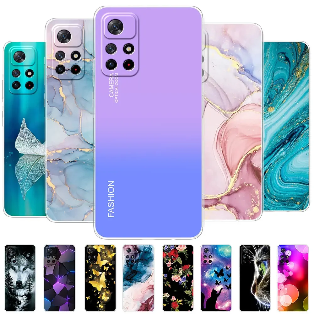 For Redmi Note 11T 5G Case For Redmi Note 11S /Note 11 11E Clear Soft Silicone TPU Phone Case For Redmi Note 11 Pro+ Plus Coque