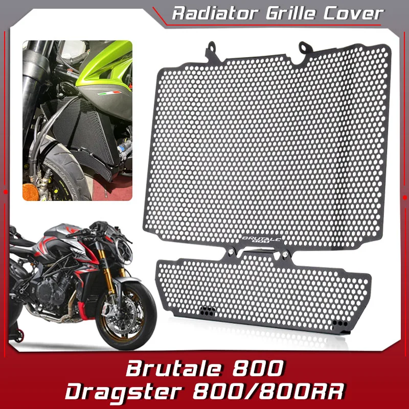 For MV Agusta Brutale 800 2016-2023 For Italjet Dragster 800/800RR Motorcycle Accessories Radiator Grille Cover Guard Protection