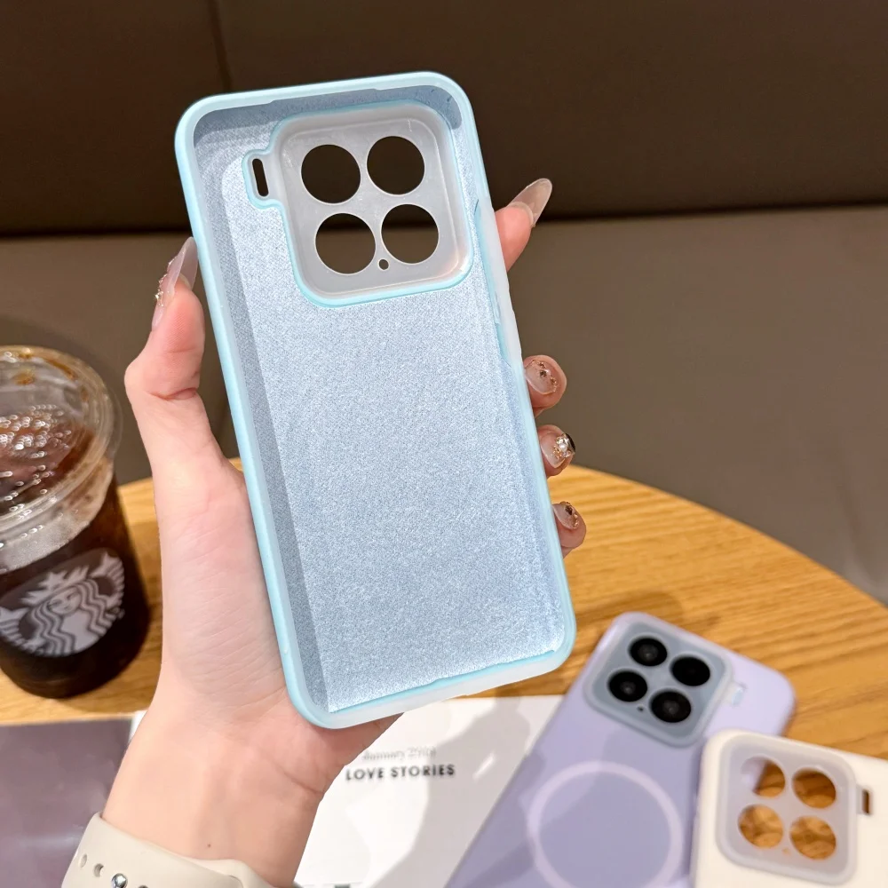 Jelly Matte For Magsafe Cases For Xiaomi 15 14 Pro 14Pro 15Pro Camera Protection Magnetic Wireless Charge Candy Bumper Cover