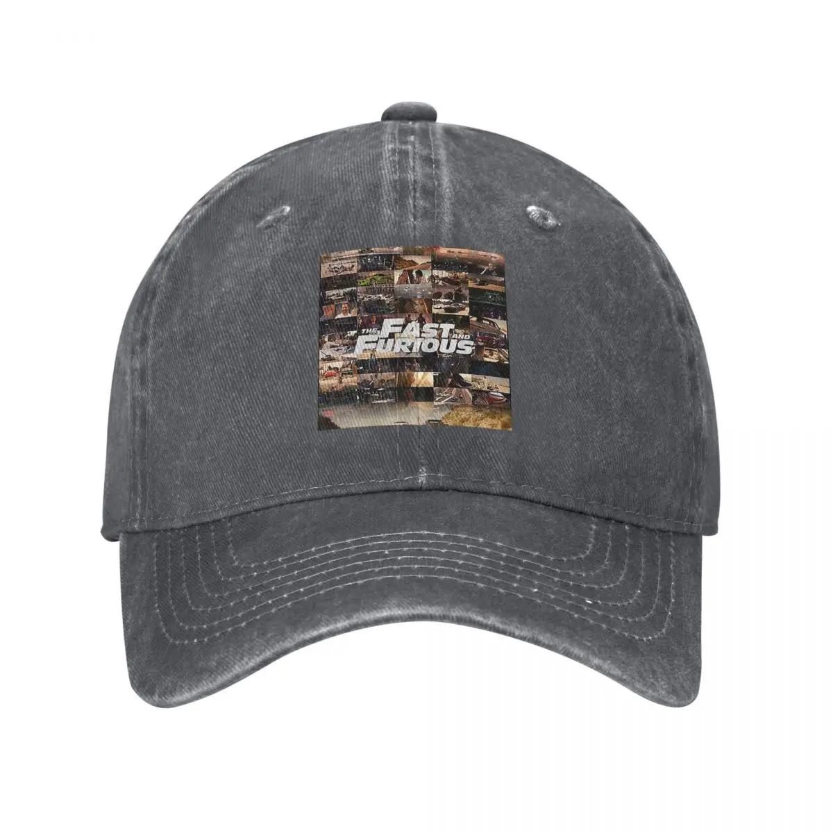 Fast & Furious - Legends - Tribute Baseball Caps Fashion Denim Fabric Hats Outdoor Streetwear Baseball Cowboy Hat for Unisex