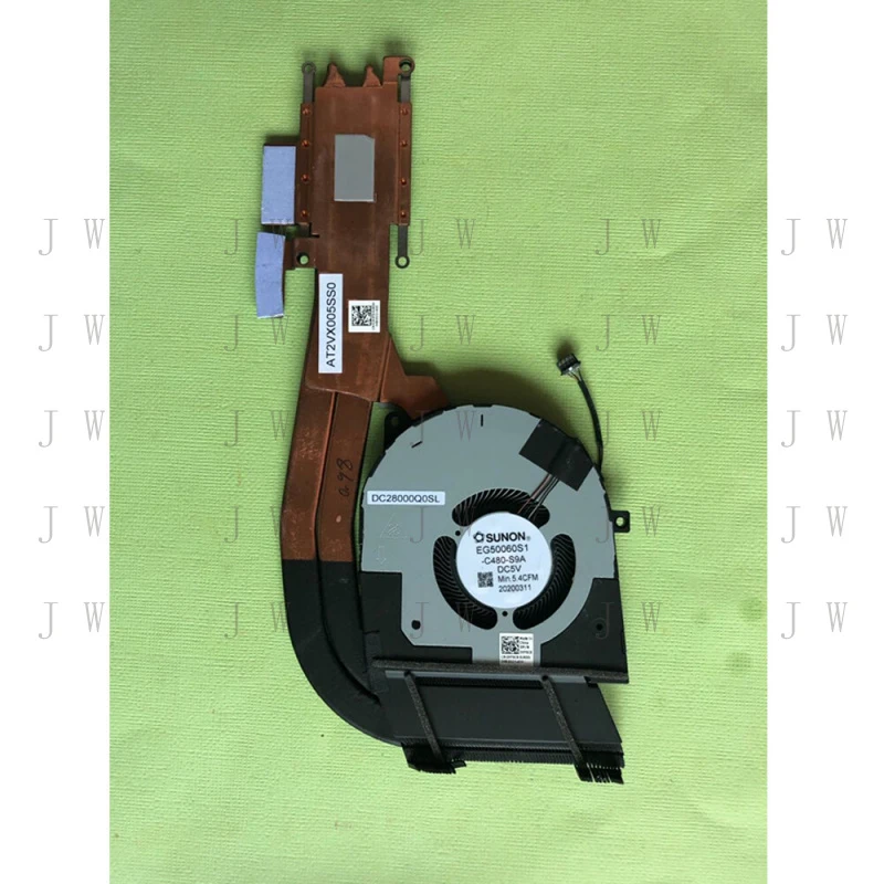 

J For Dell Latitude 5511 Cooling Fan Heatsink Module 02K4Y3 0HY6C8