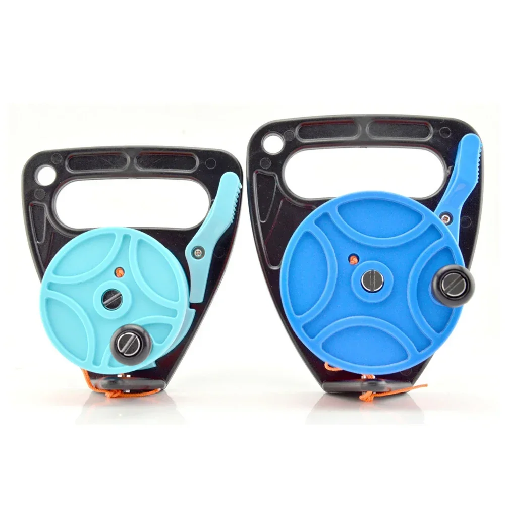 Rope Spool Scuba Diving Reel 46m 83 Plastic Diving Reel Accessory Scuba Accessory Thumb Finger Brake Visible Line Underwater