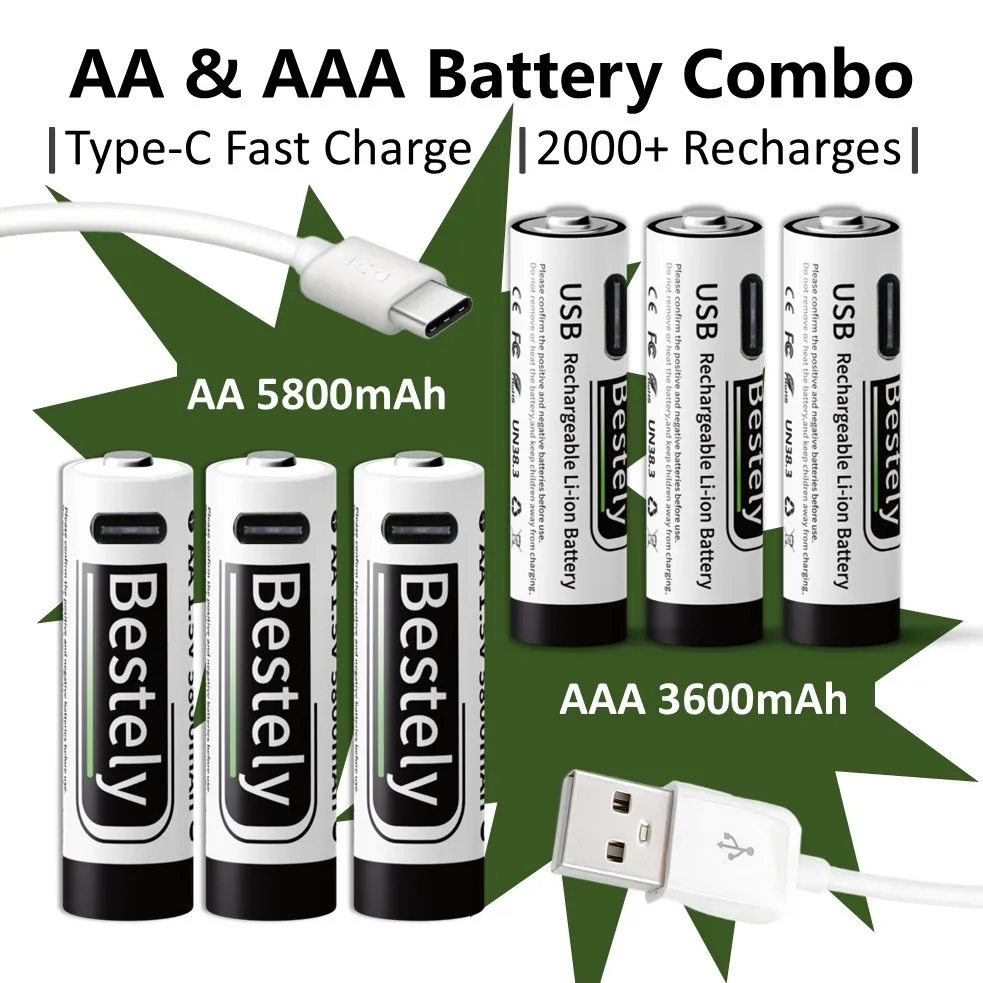 6800Mah Aa Battery … - image