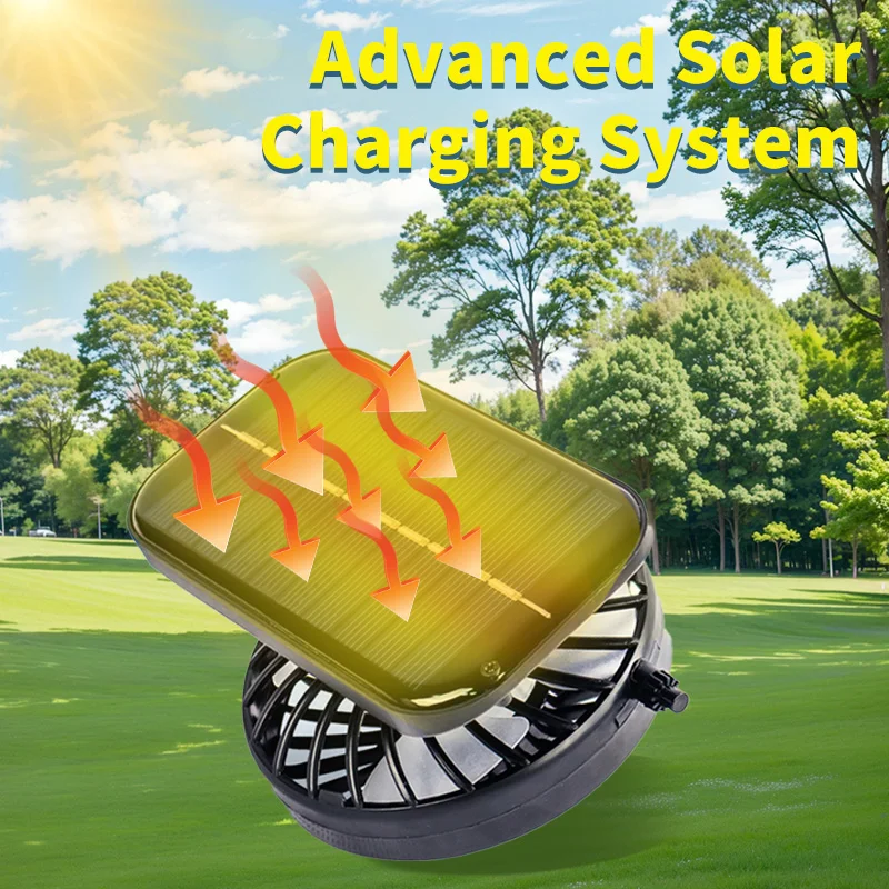 Solar Fan Outdoor Fishing Hat With Steel Ring Spray Sunscreen Sun Hat Suitable Outdoor Work&Fishing