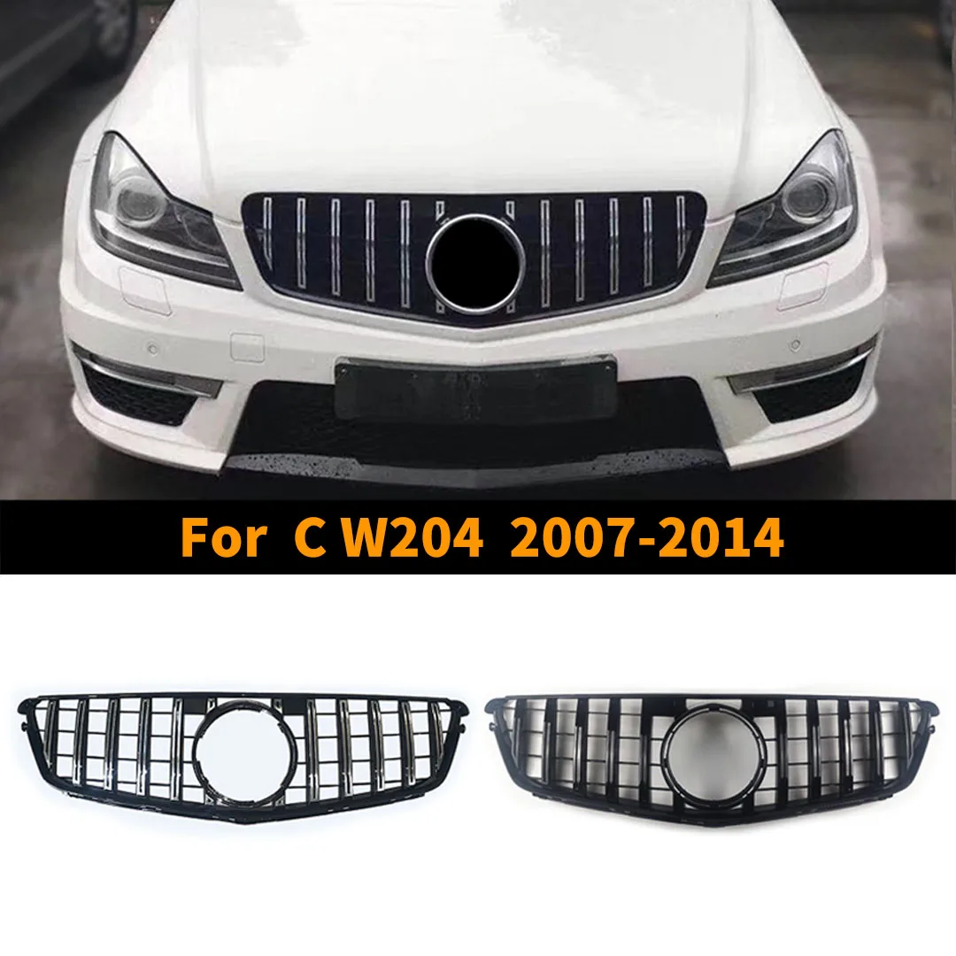 

GT Style Facelift Front Hood Grille Racing Grill For Mercedes Benz C W204 C204 S204 Coupe 2007-2014 Tuning Styling Accessories