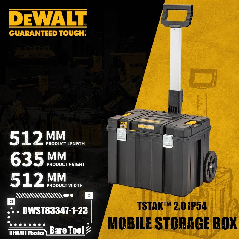 Dewalt Tstak™2.0 Ip54 Opbergdoos DWST82968-1-23 DWST83345-1-23 DWST83346-1-23 DWST83347-1-23 Accessoires Voor Elektrisch Gereedschap