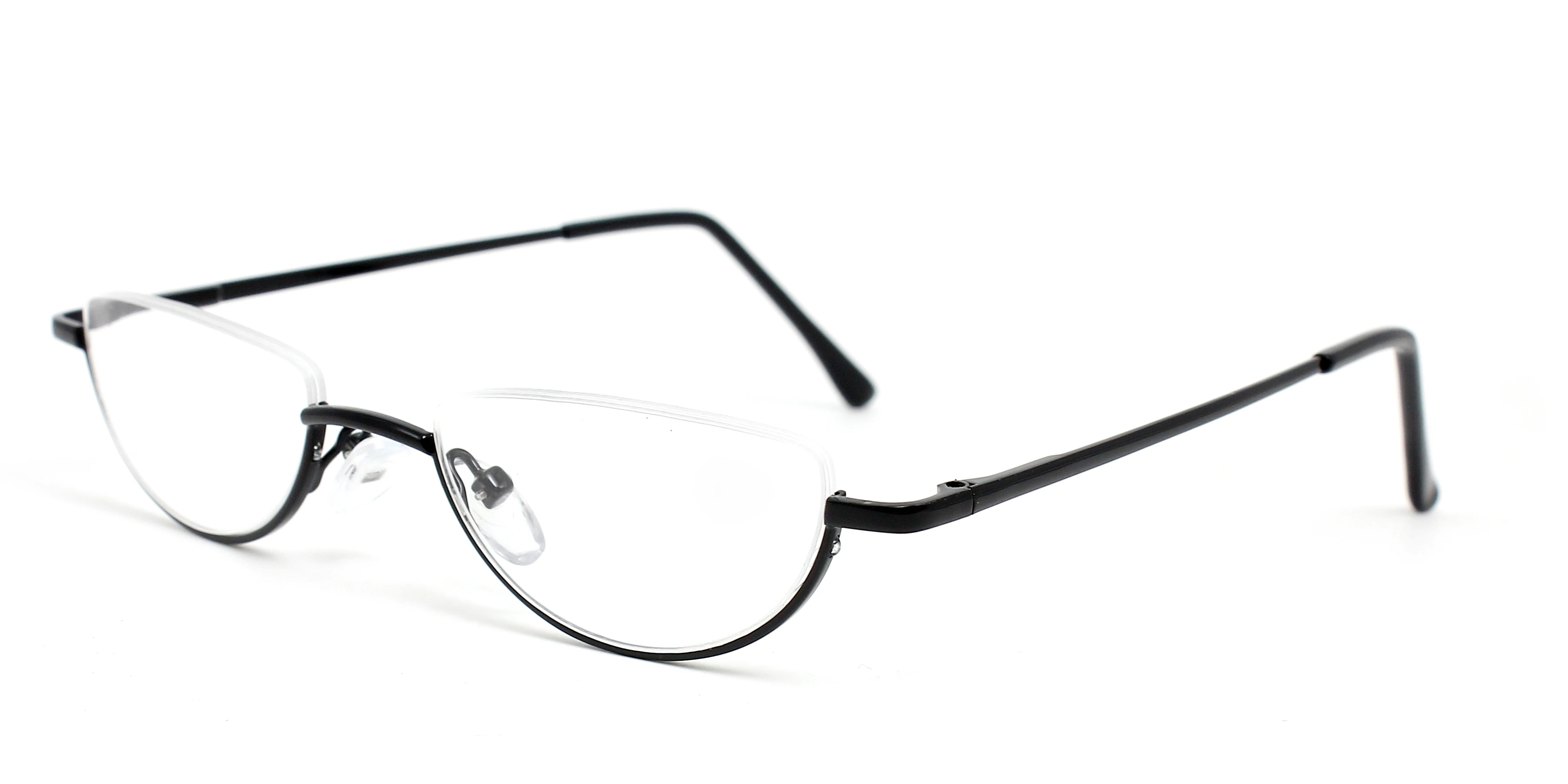 2025, stilvolle, halbrandlose Lesebrille, Unisex, Metallrahmen, mehrere Vergrößerungen, tägliches Lesen, leichte Komfortbrille – Detail 12